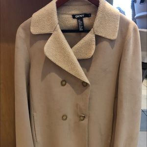 Never worn Large DKNY suede jacket